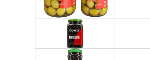 Doyca czarne oliwki Gemlik w oleju 261–290, 1 kg