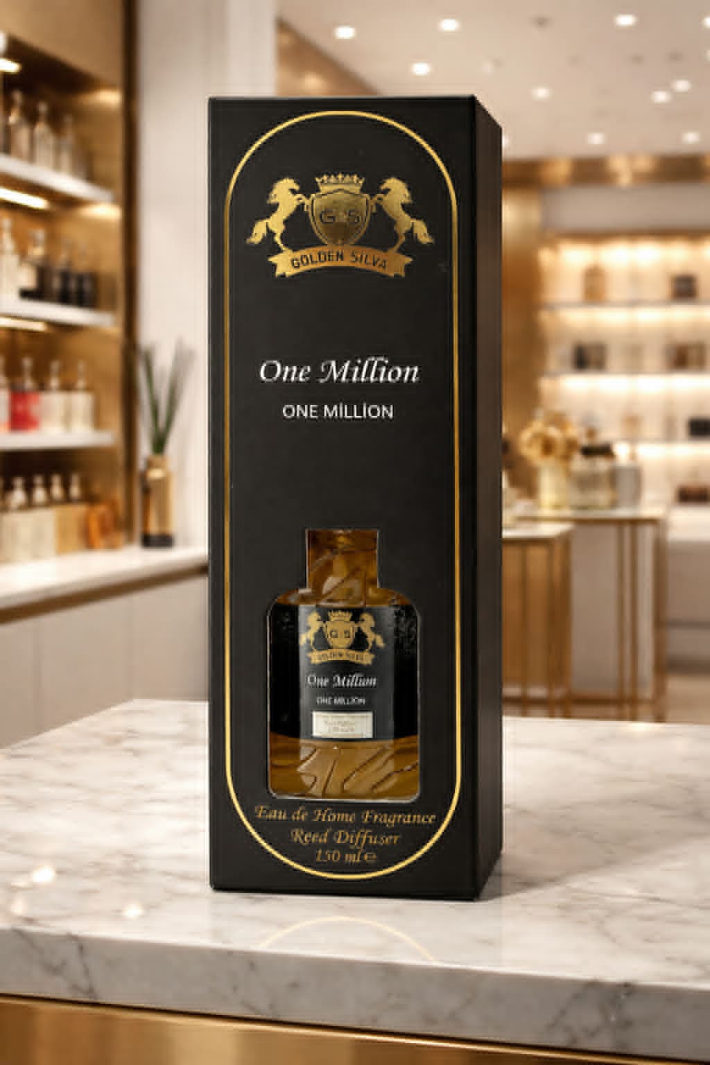 Dyfuzor zapachowy Golden Silva 150 ml – korzenno-skórzany