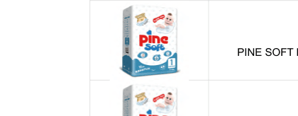 PINE SOFT ECO pieluchy dla dzieci Newborn (2–5 kg) – 40 szt.