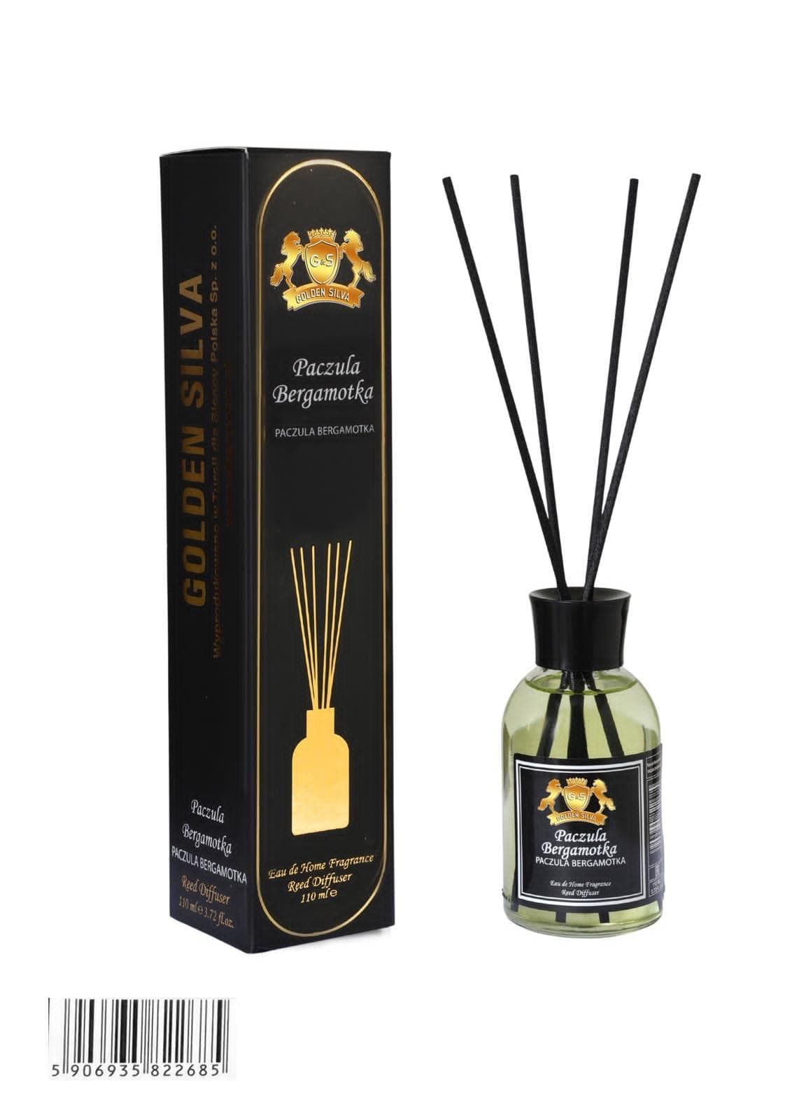 Dyfuzor zapachowy z patyczkami 110 ml – Paczula bergamotka
