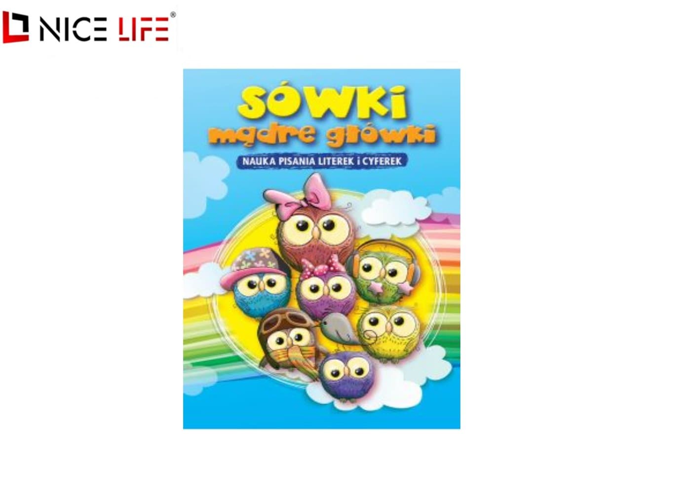 Kolorowanka - Sówki mądre główki