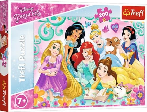 Puzzle 200 - Radosny świat księżniczek