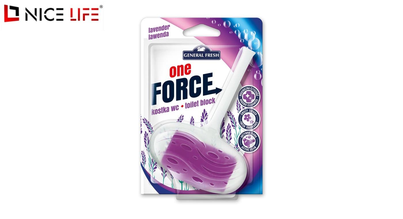 Kostka WC One-Force lawenda
