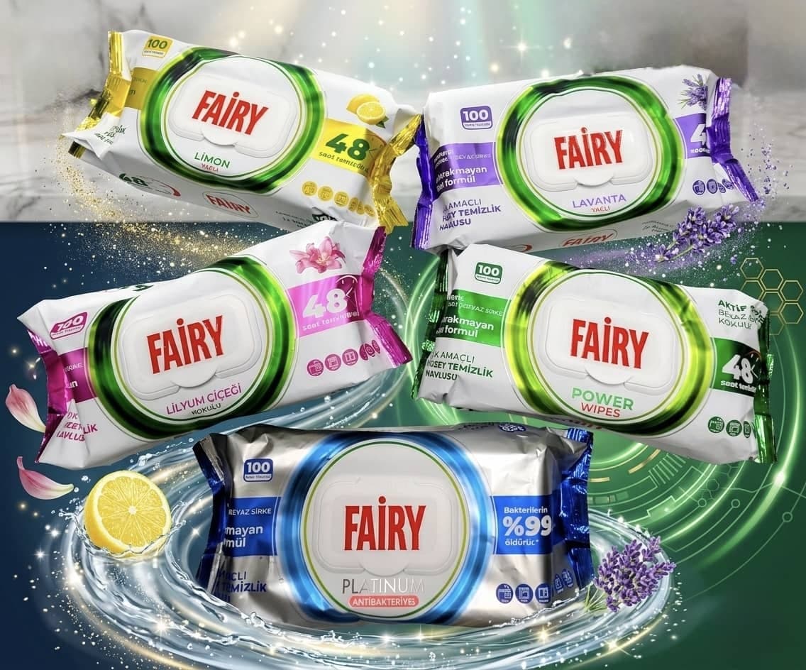 FAIRY chusteczki nawilżone mix 100 szt.