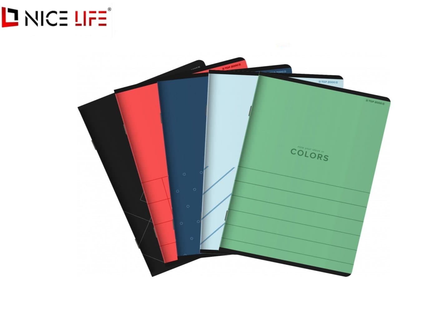 Zeszyt Top Colors A5/96k 70 g