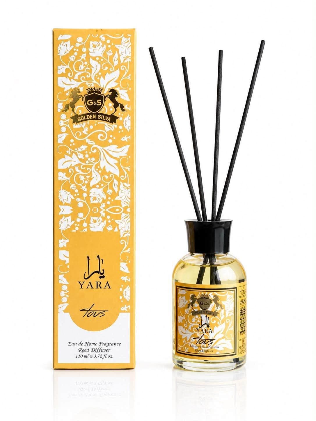 Dyfuzor zapachowy Golden Silva 110 ml – tropikalny, żółte opakowanie