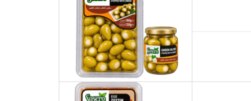Sosero Zielone oliwki nadziewane serem 2 kg