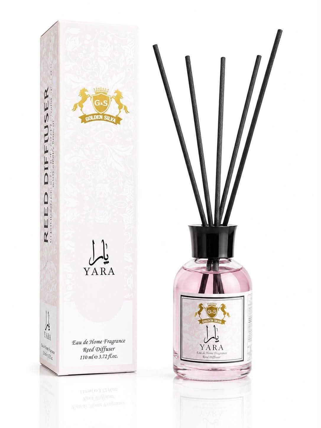 Dyfuzor zapachowy Golden Silva 110 ml – kwiatowo-waniliowy, jasnoróżowe opakowanie