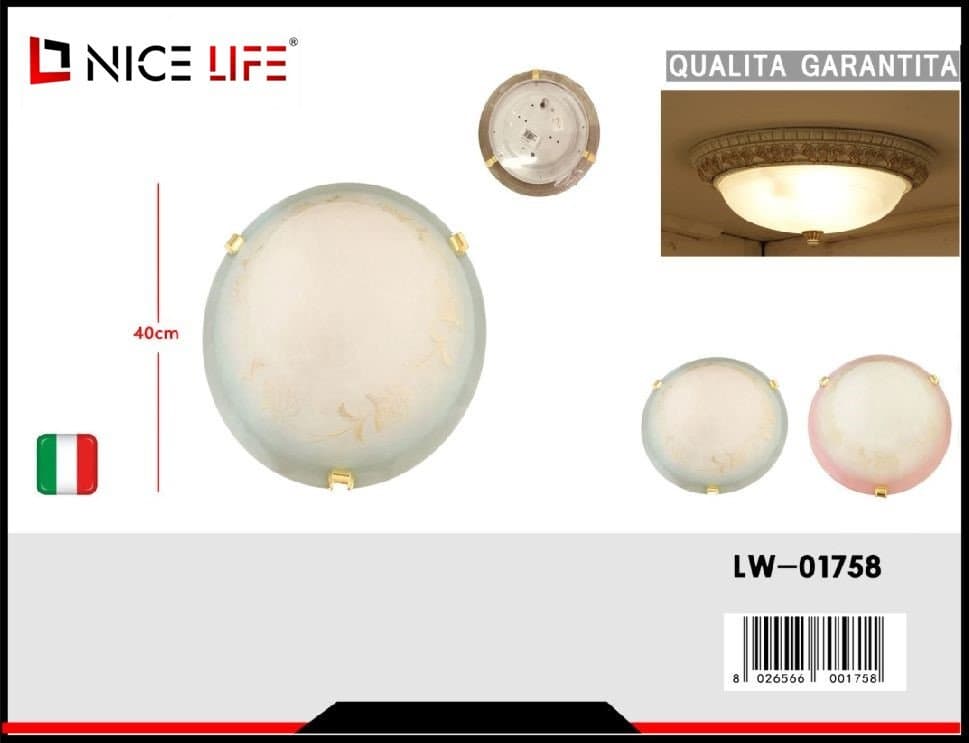 Plafoniera LED E6 slim 6 W