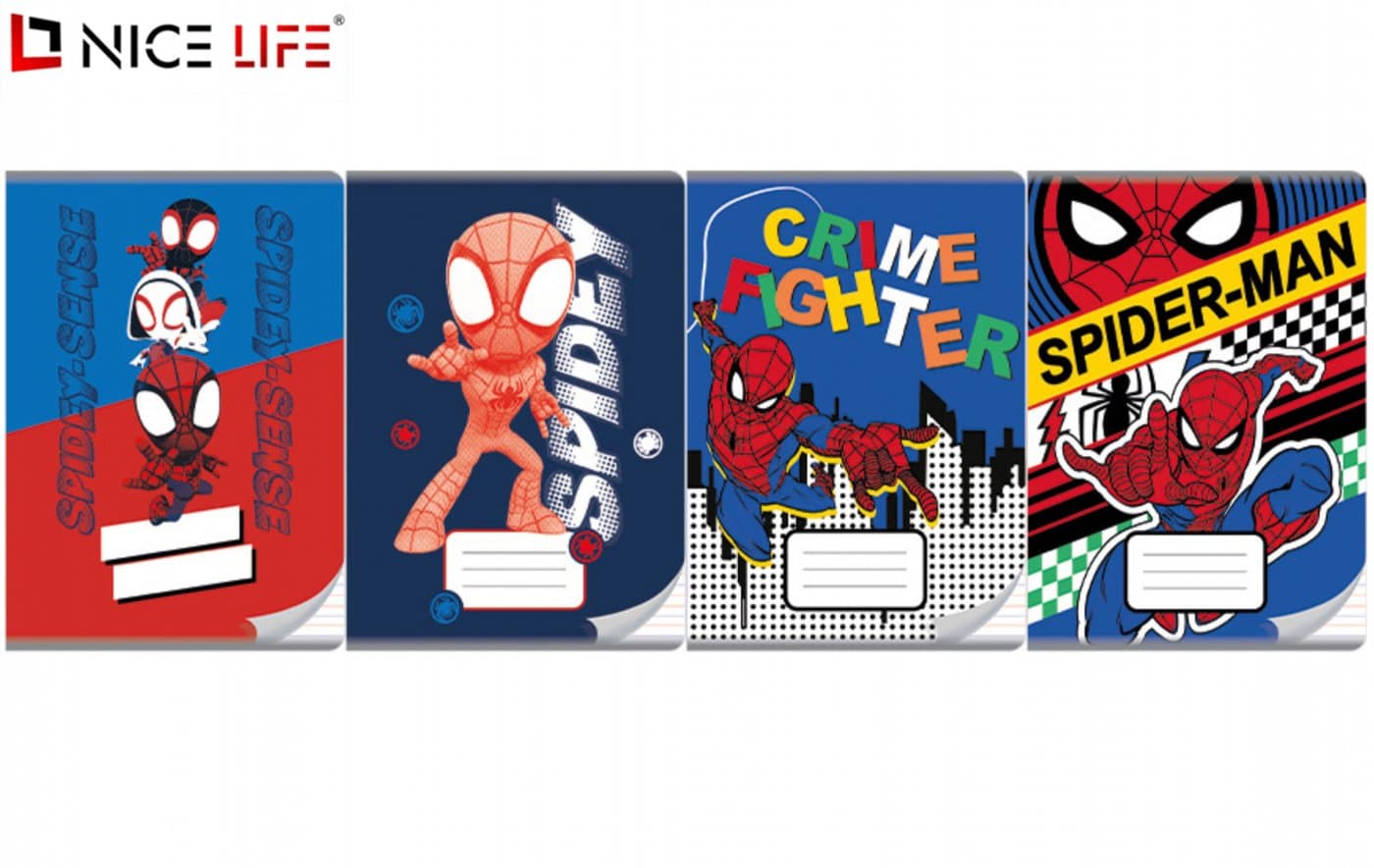ZESZYT A5/16K. kolorowe trzy linie SPIDER MAN