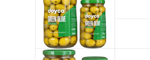 DOYCA Zielone oliwki bez pestek 660 ml