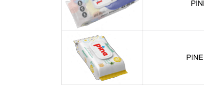 PINE chusteczki nawilżane chamomile – 120 szt.