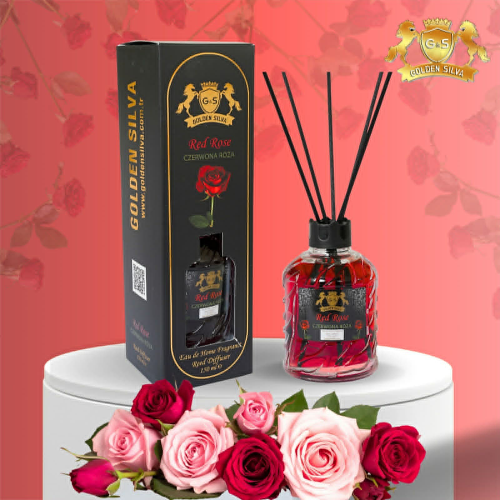 Golden Silva dyfuzor zapachowy 150 ml – Czerwona róża