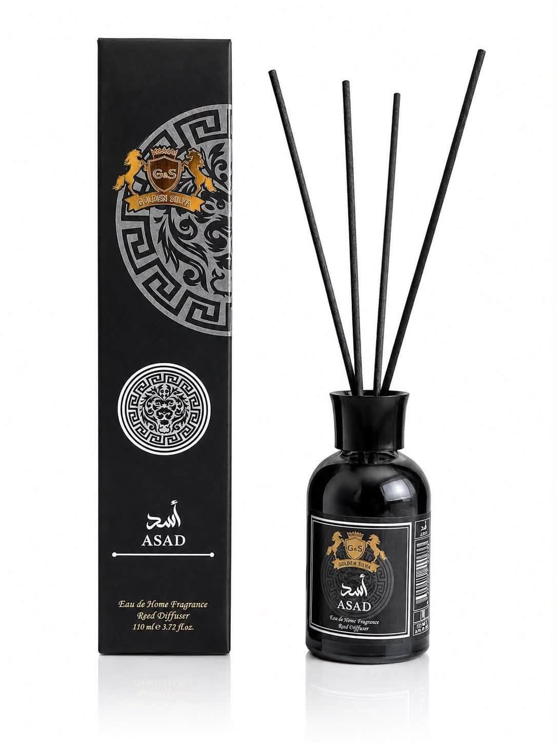 Dyfuzor zapachowy Golden Silva 110 ml – korzenny, czarny flakon