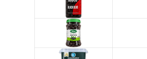 Yore czarne oliwki Gemlik w oleju 261–290, 1 kg