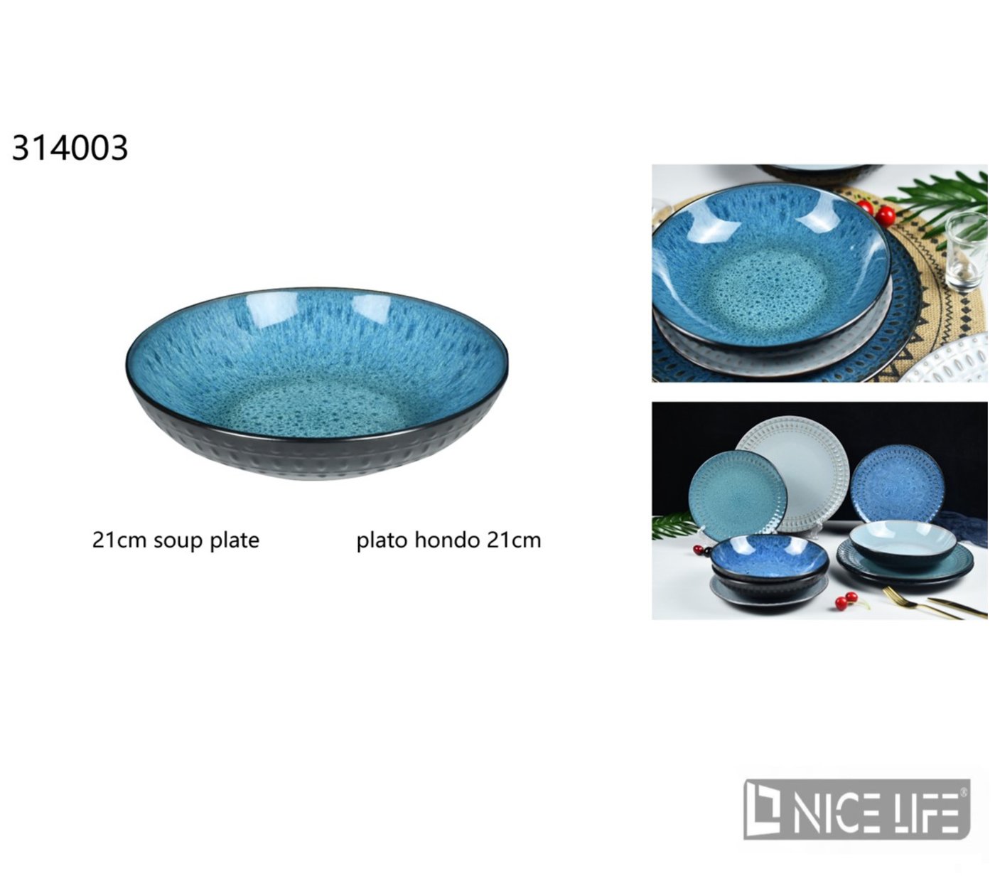 Talerz do zupy 21cm