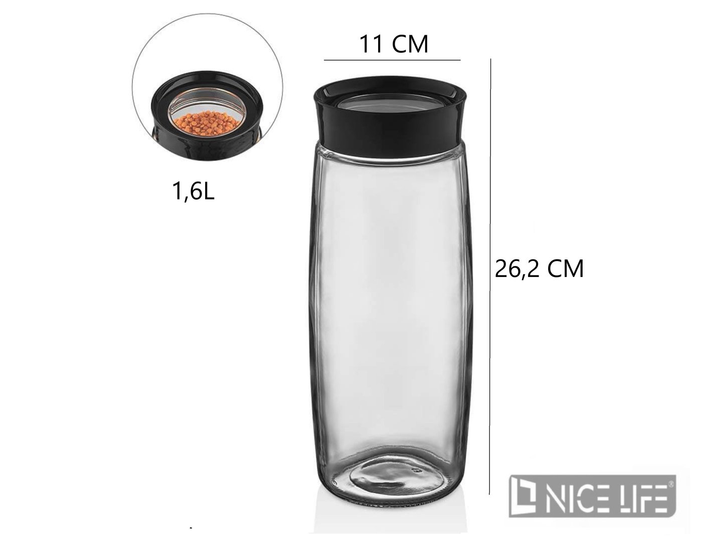 SŁOIK 1,6L C-00369