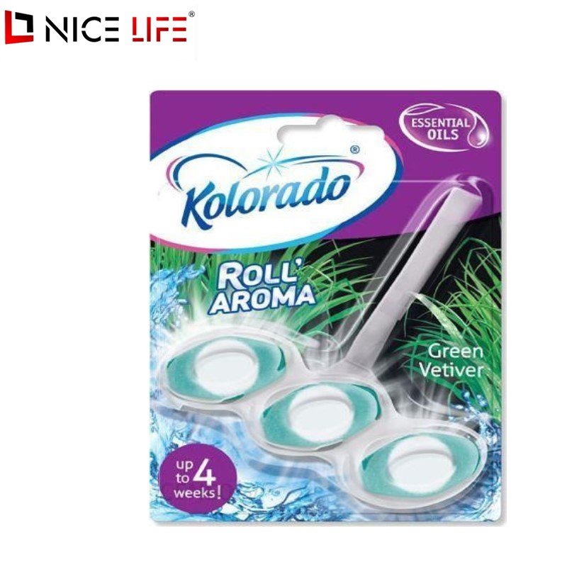 Kolorado Kostka do WC Roll Aroma Green Vetiver