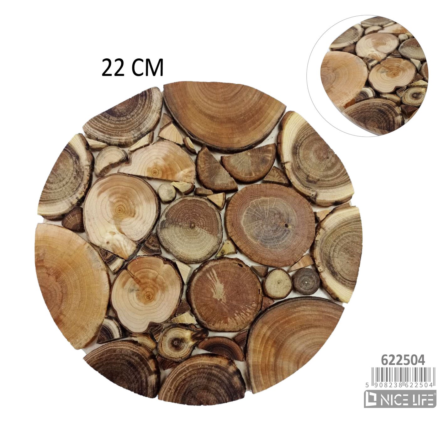 Podstawka drewniana 22cm