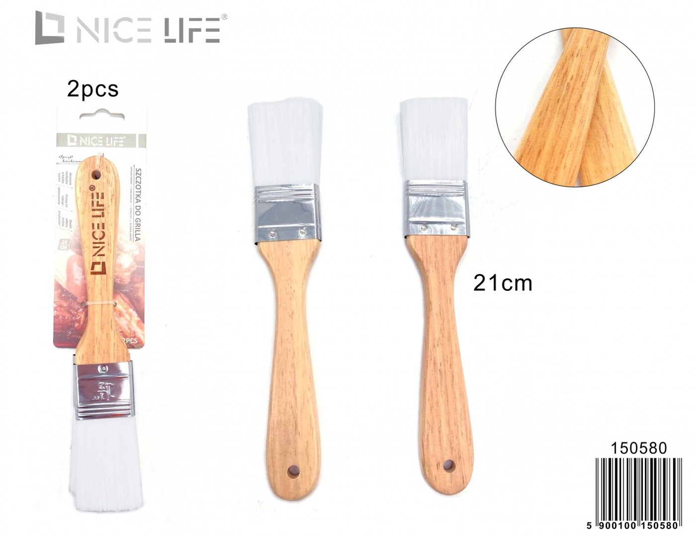 Pędzel do grilla 21.5cm