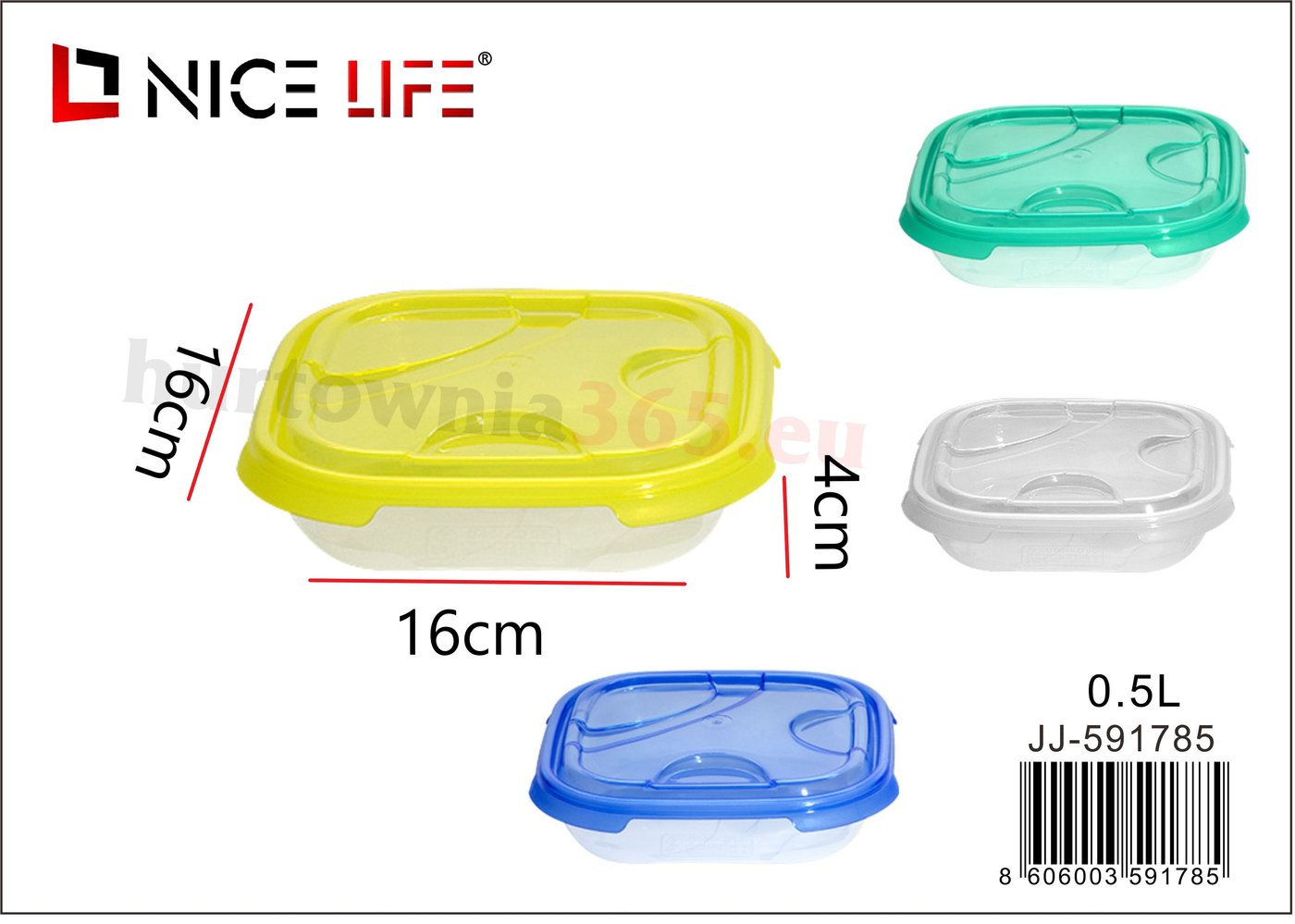 Pojemnik do przechowywania żywności Frigo 0.5L
