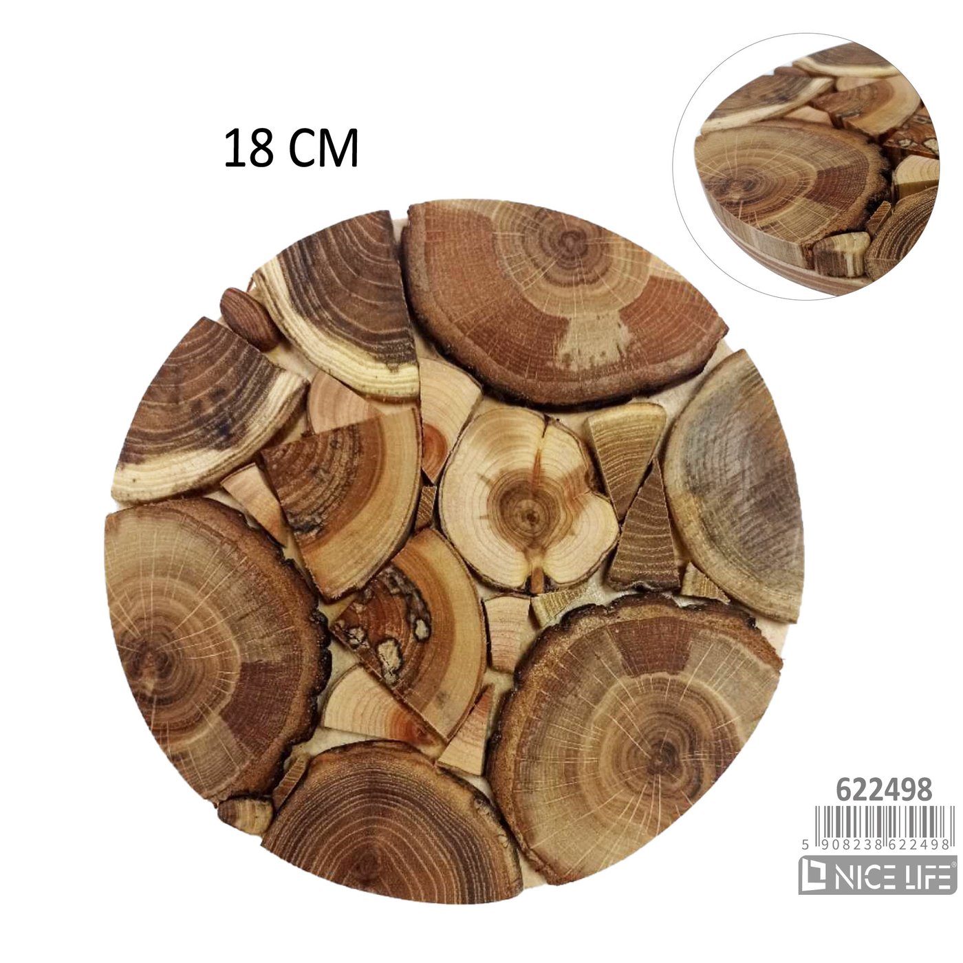 Podstawka drewniana 18cm