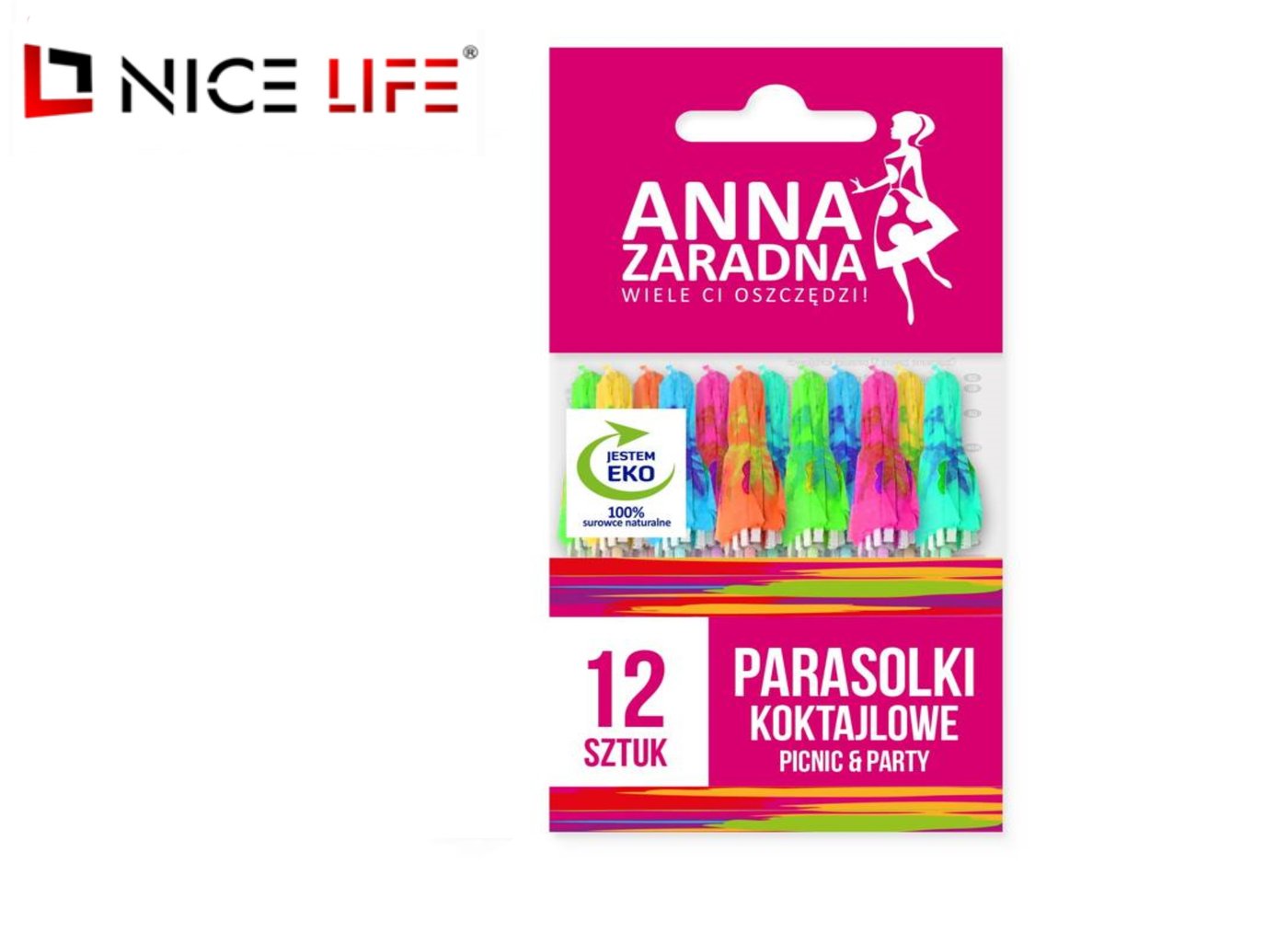 Parasolki koktajlowe 12 szt.
