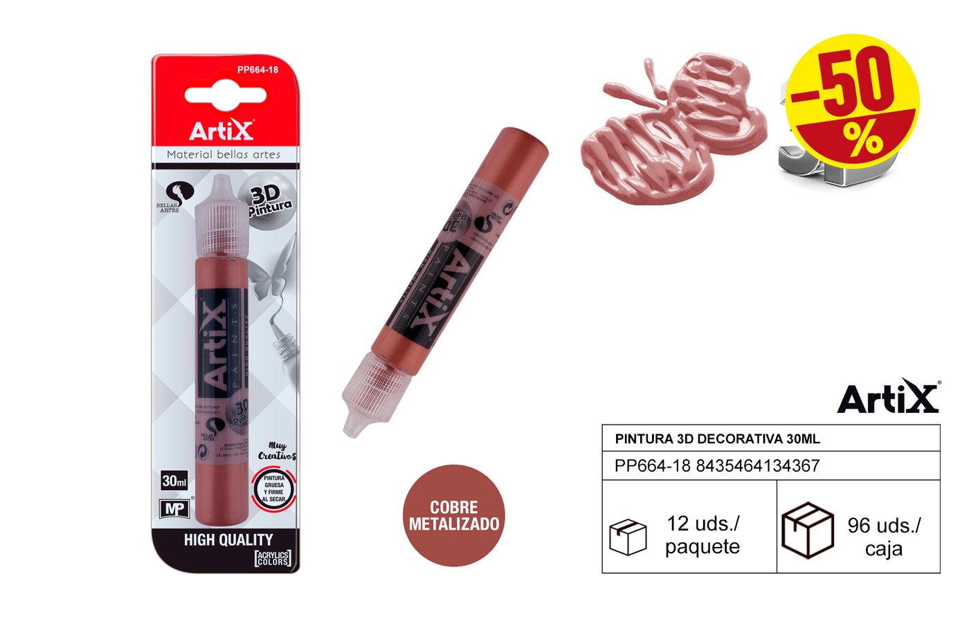 Farba dekoracyjna 3D 30ml