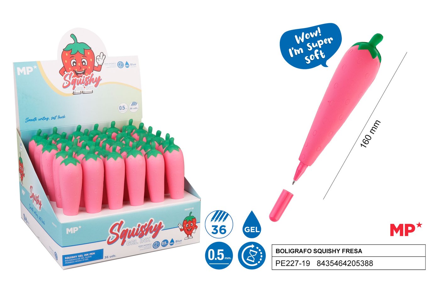 Długopis żelowy dekompresyjny 0.5MM