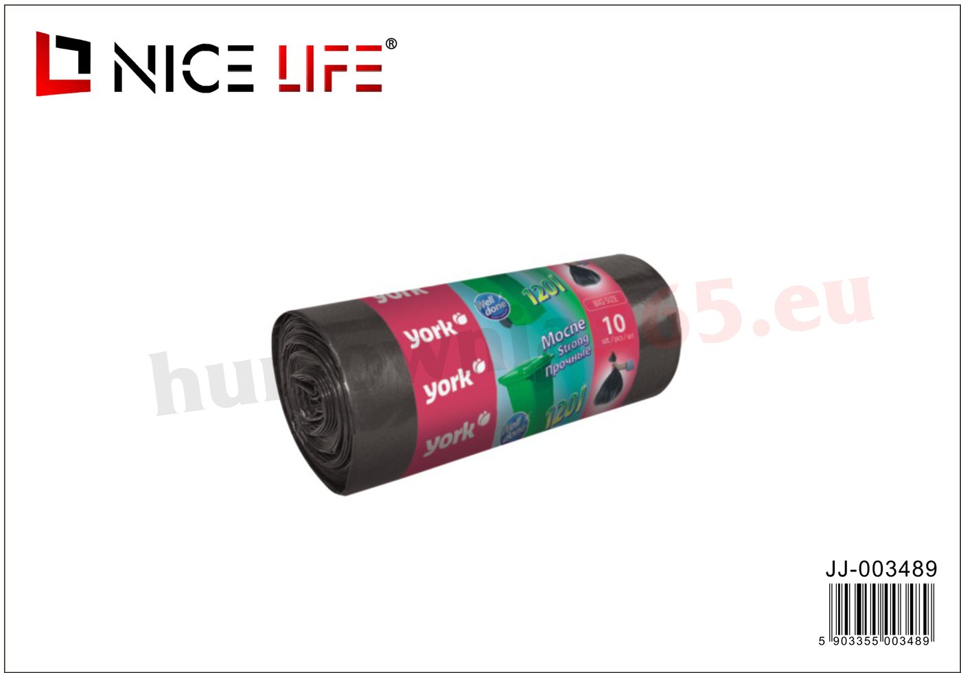 Worki na śmieci 120L/10 szt