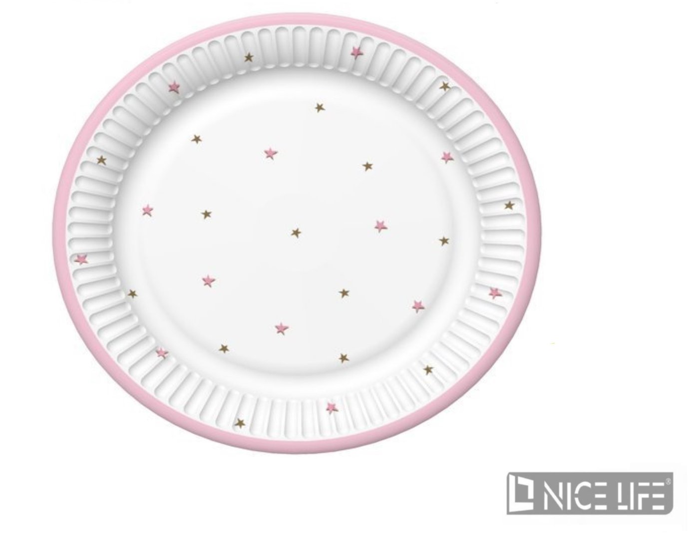 Talerzyki papierowe MAKI średnica 227mm 8szt. TM02_OG_053301