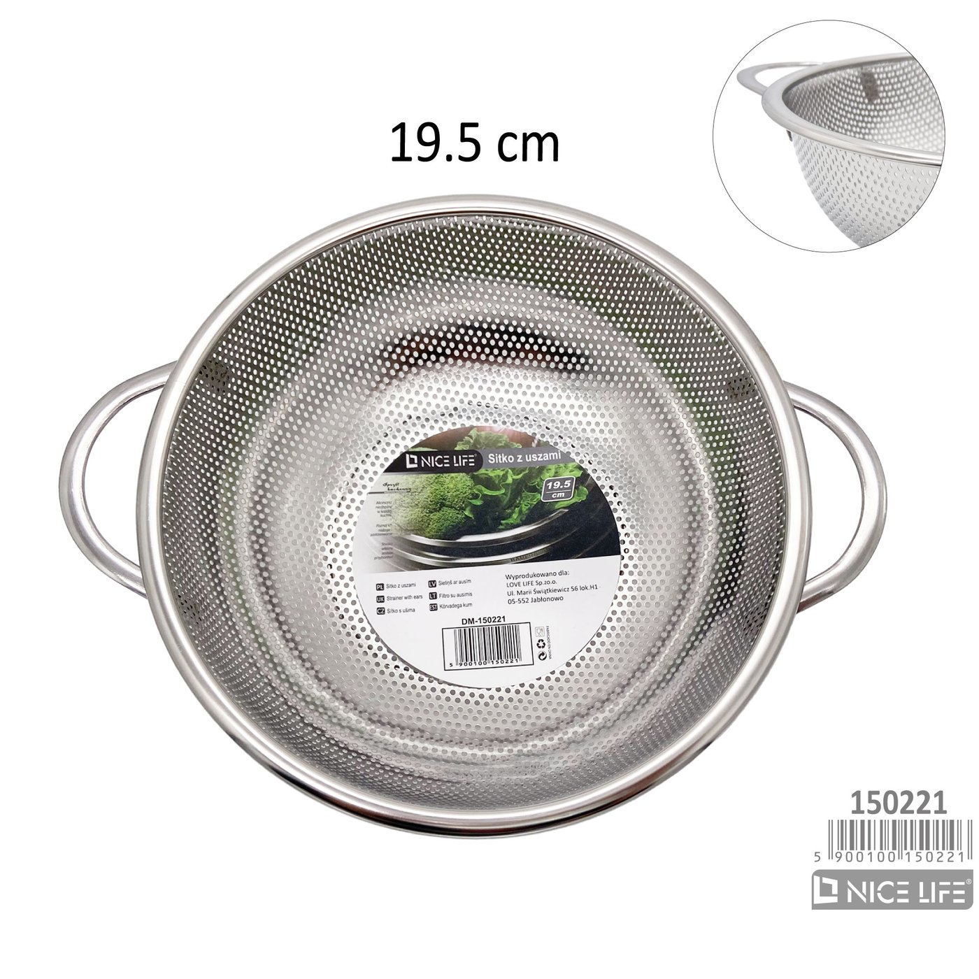 Sitko z uszami 19.5cm