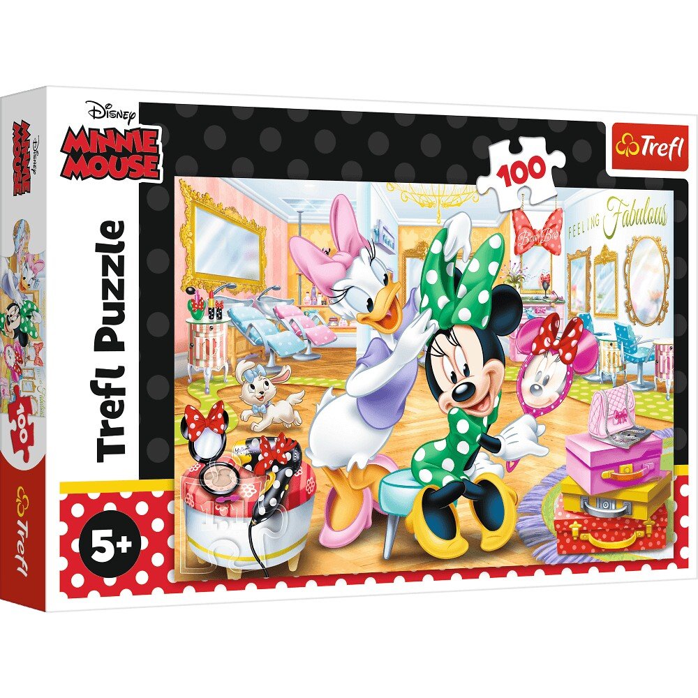 PUZZLE 100 MINNIE W SALONIE KOSMETYCZNYM