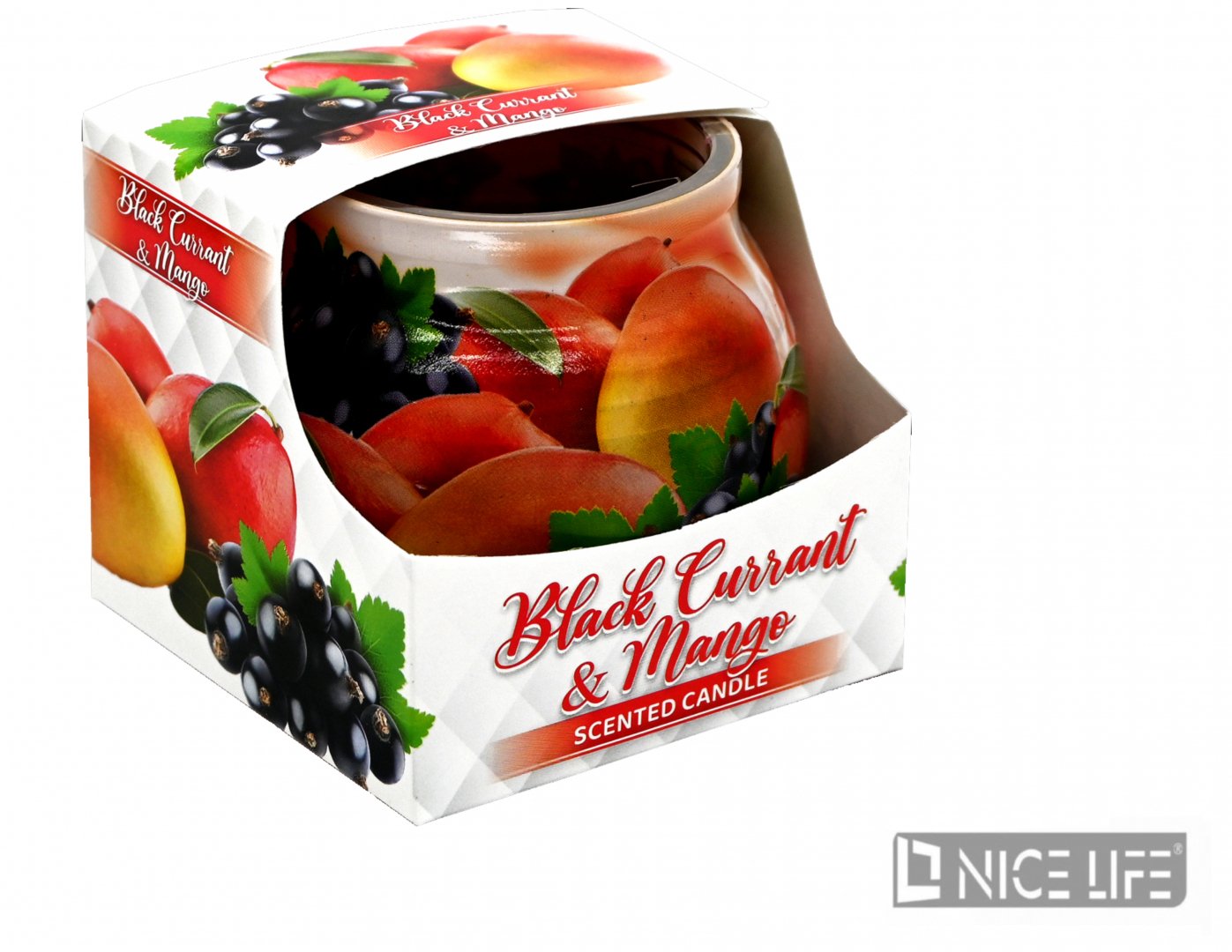 Świeca słoiczek Czarna Porzeczka Mango