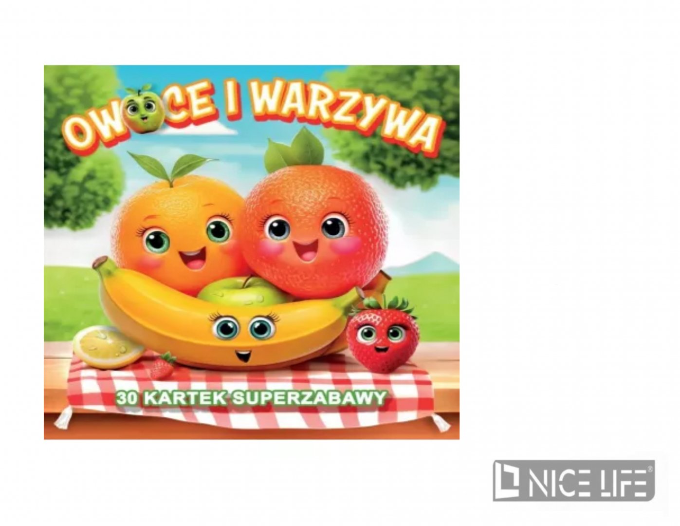 Owoce i warzywa ( 30 kartek superzabawy )