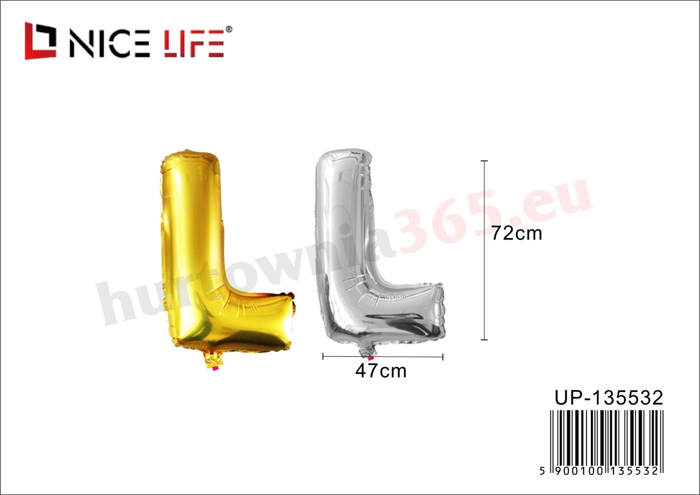 Balony litery