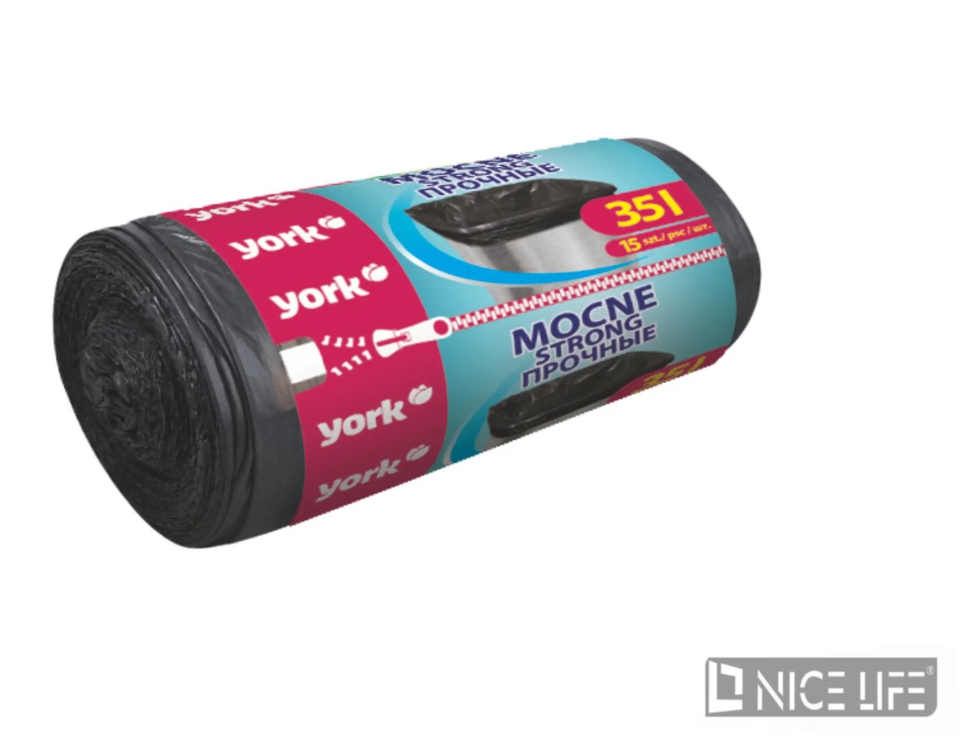 Worki na śmieci MOCNE 35l - 15 szt
