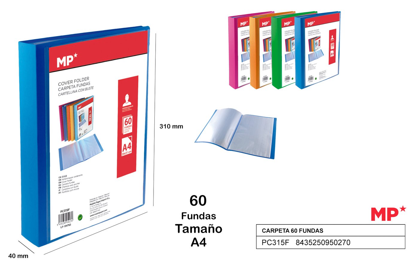 Teczka ofertowa A4 60 koszulek