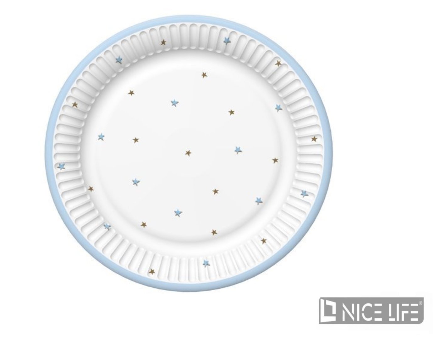 Talerzyki papierowe MAKI średnica 227mm 8szt. TM02_OG_053302