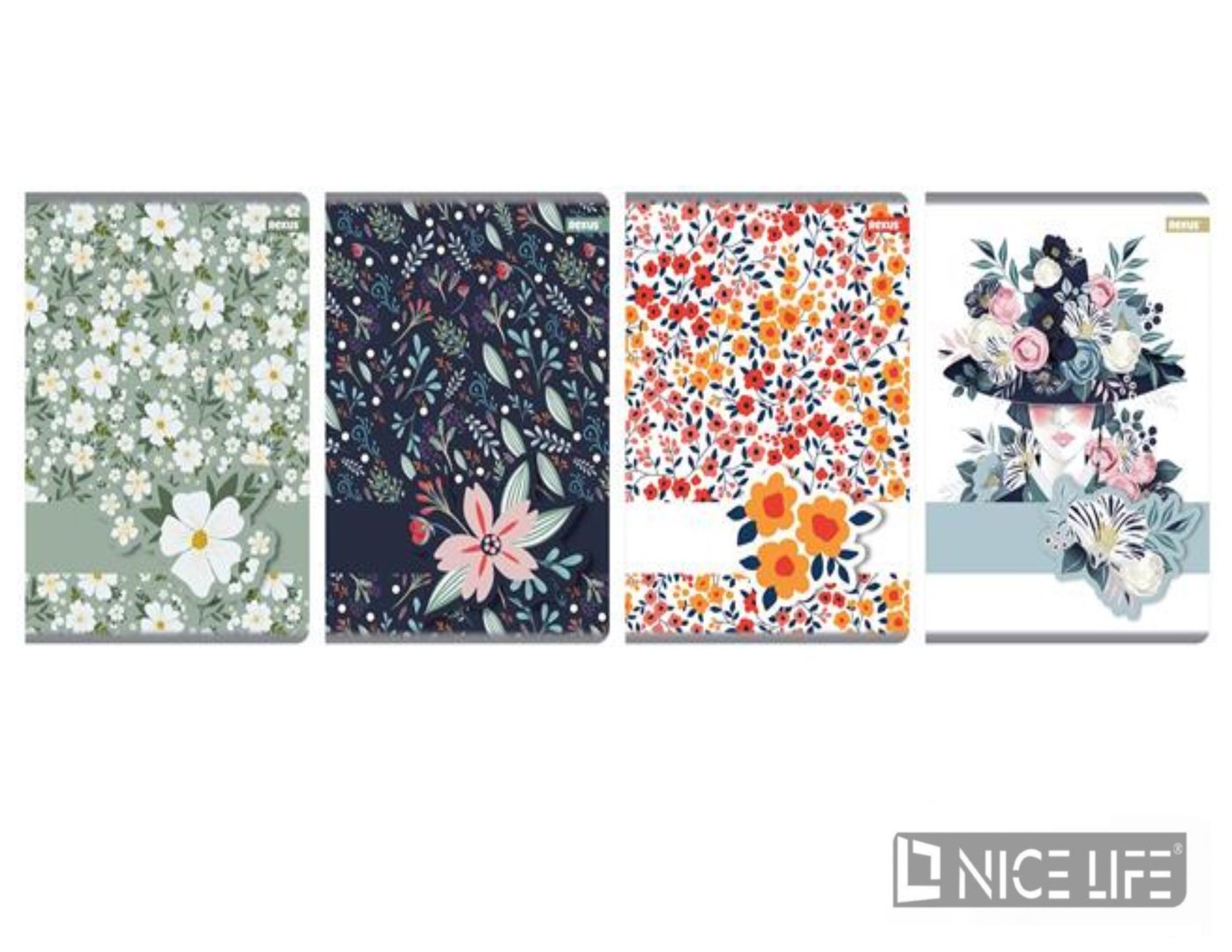 Zeszyt A5/60k. linia - FLOWER