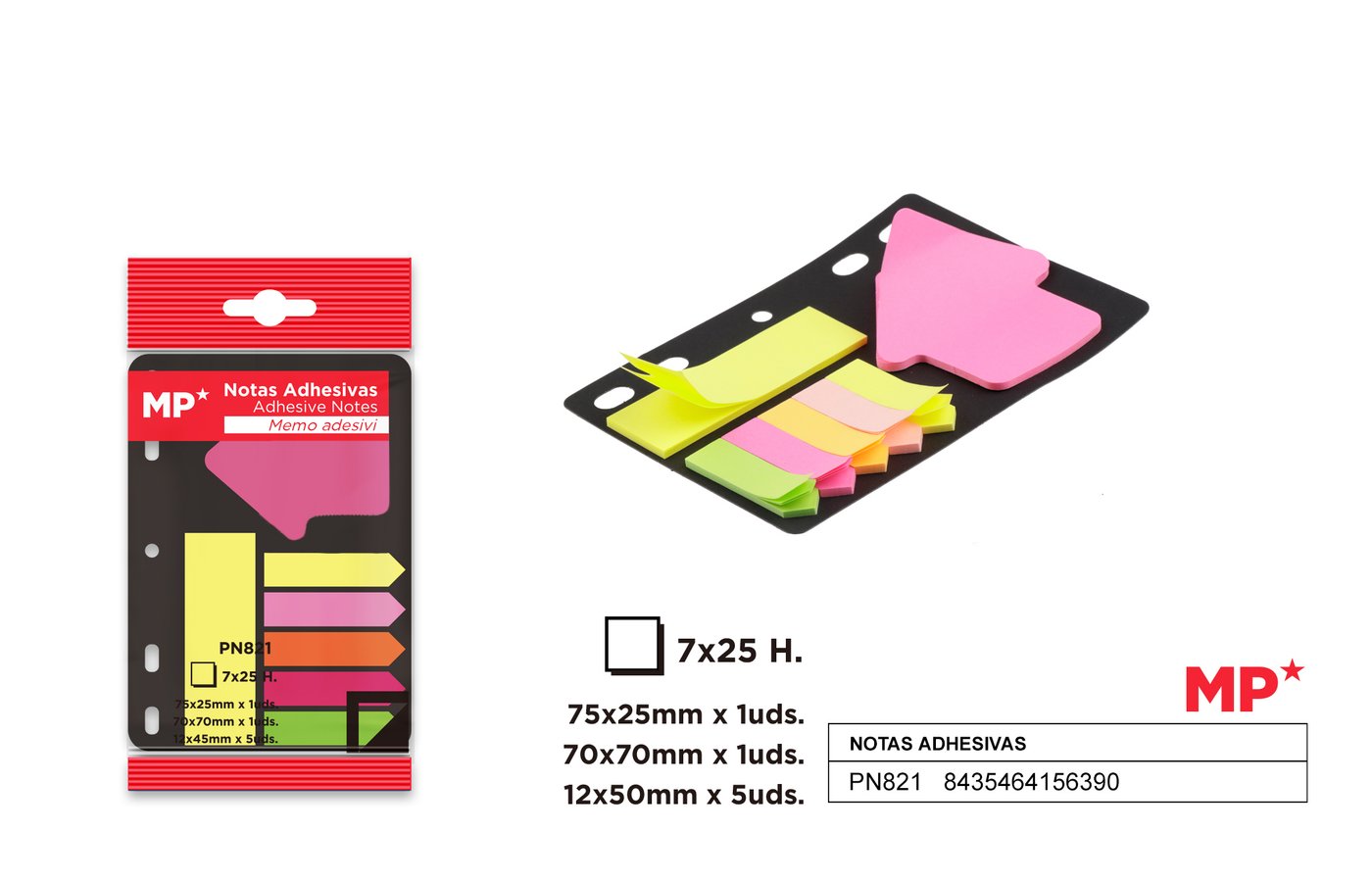 Karteczki samoprzylepne 7X25K