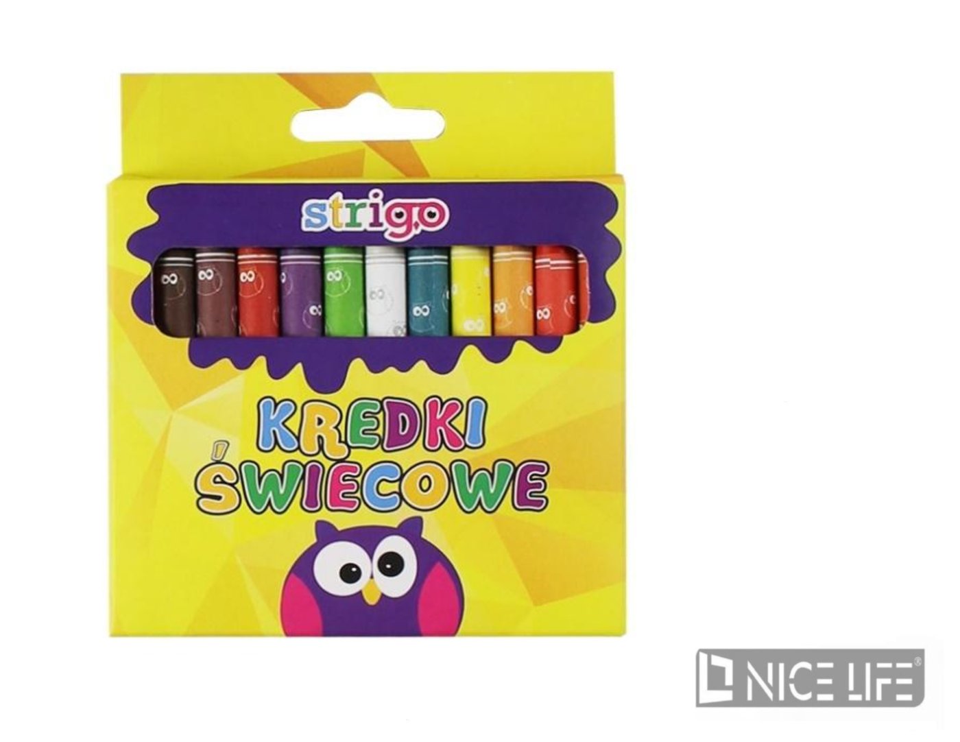 Kredki świecowe 24szt. STRIGO