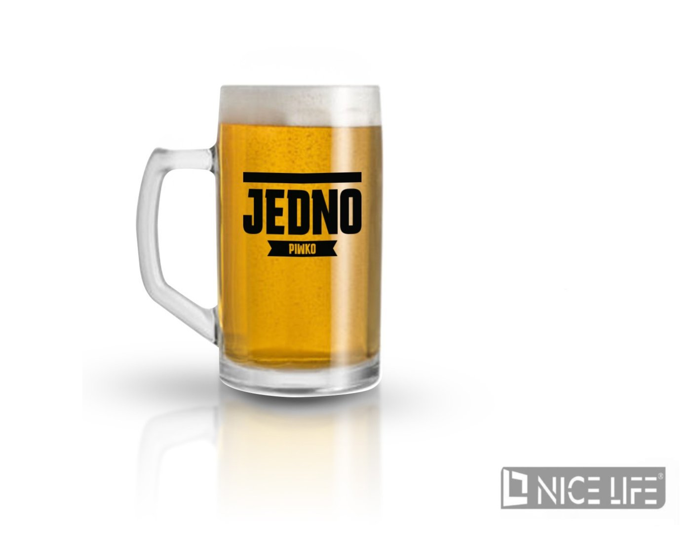 Funnty Beer - Kufel 500ml-Jedno Piwko