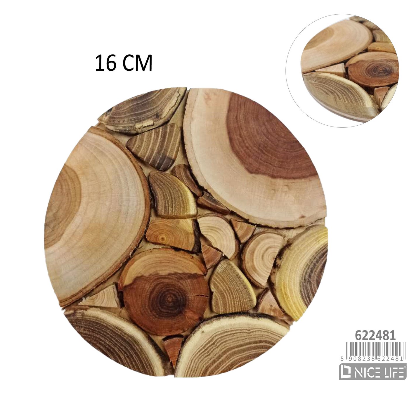 Podstawka drewniana 16 cm