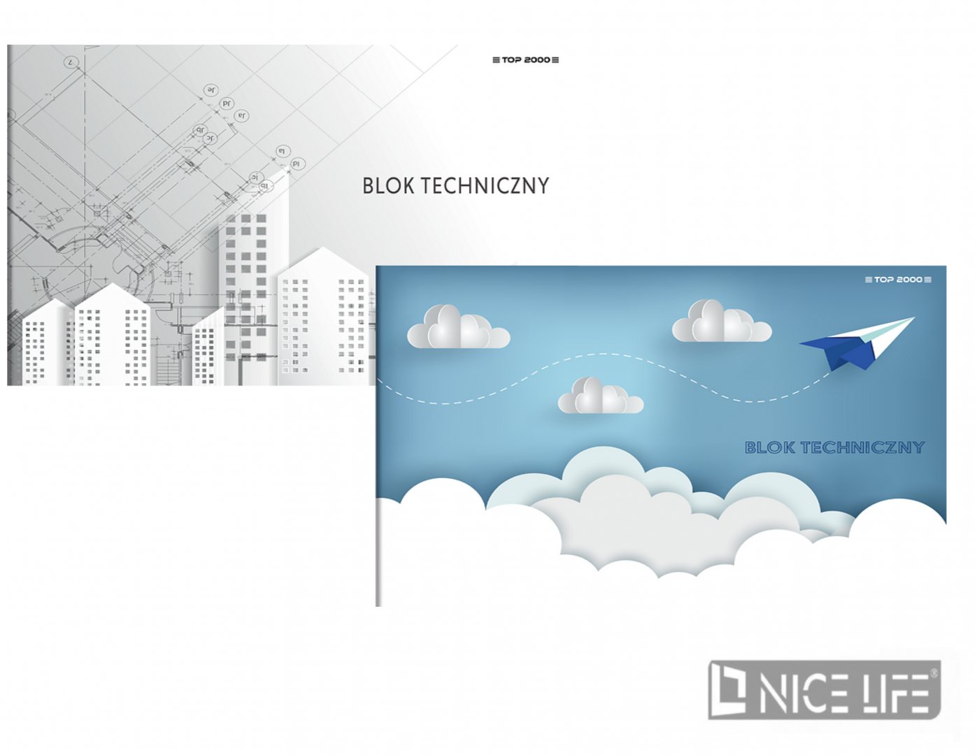 BLOK TECHNICZNY BASIC A4 10k. 140g