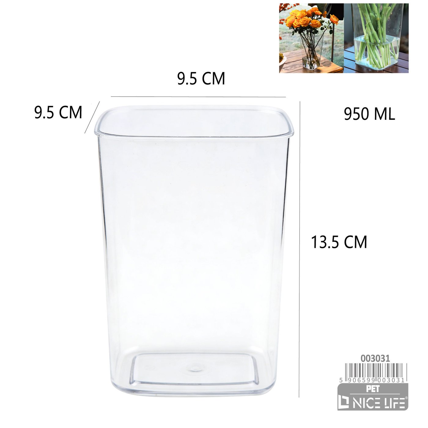 Wazon plastikowy