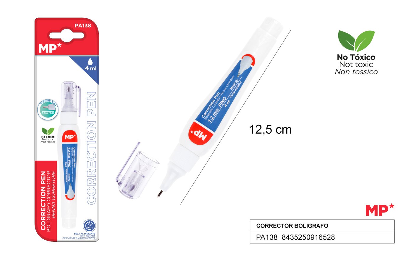 korektor w długopisie 1.2MM MP