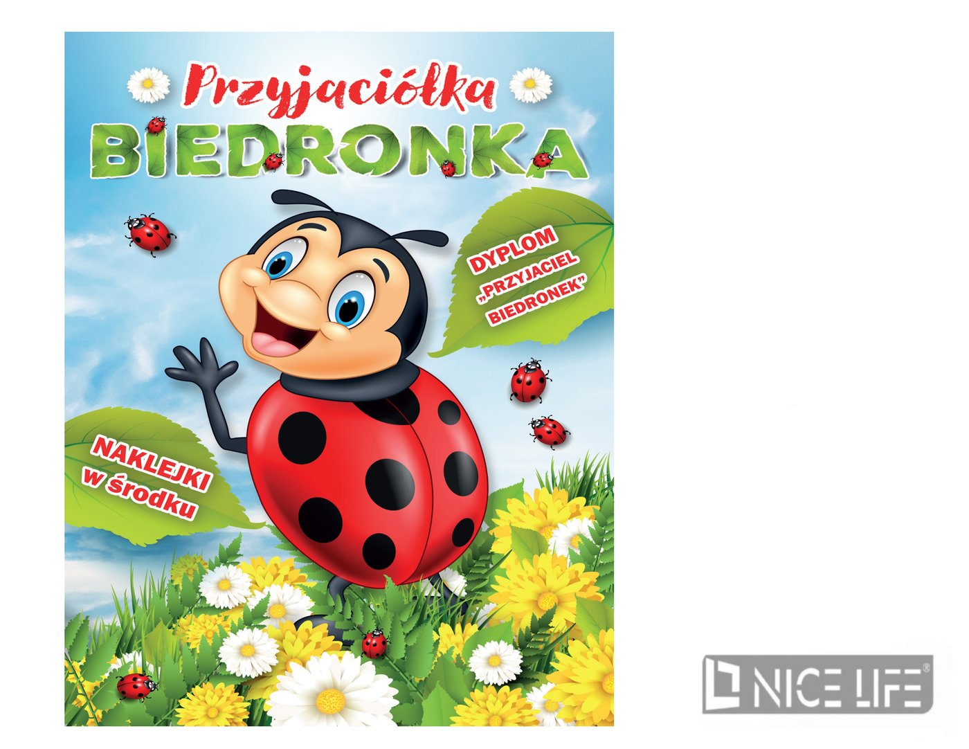 Kolorowanka Przyjaciółka biedronka