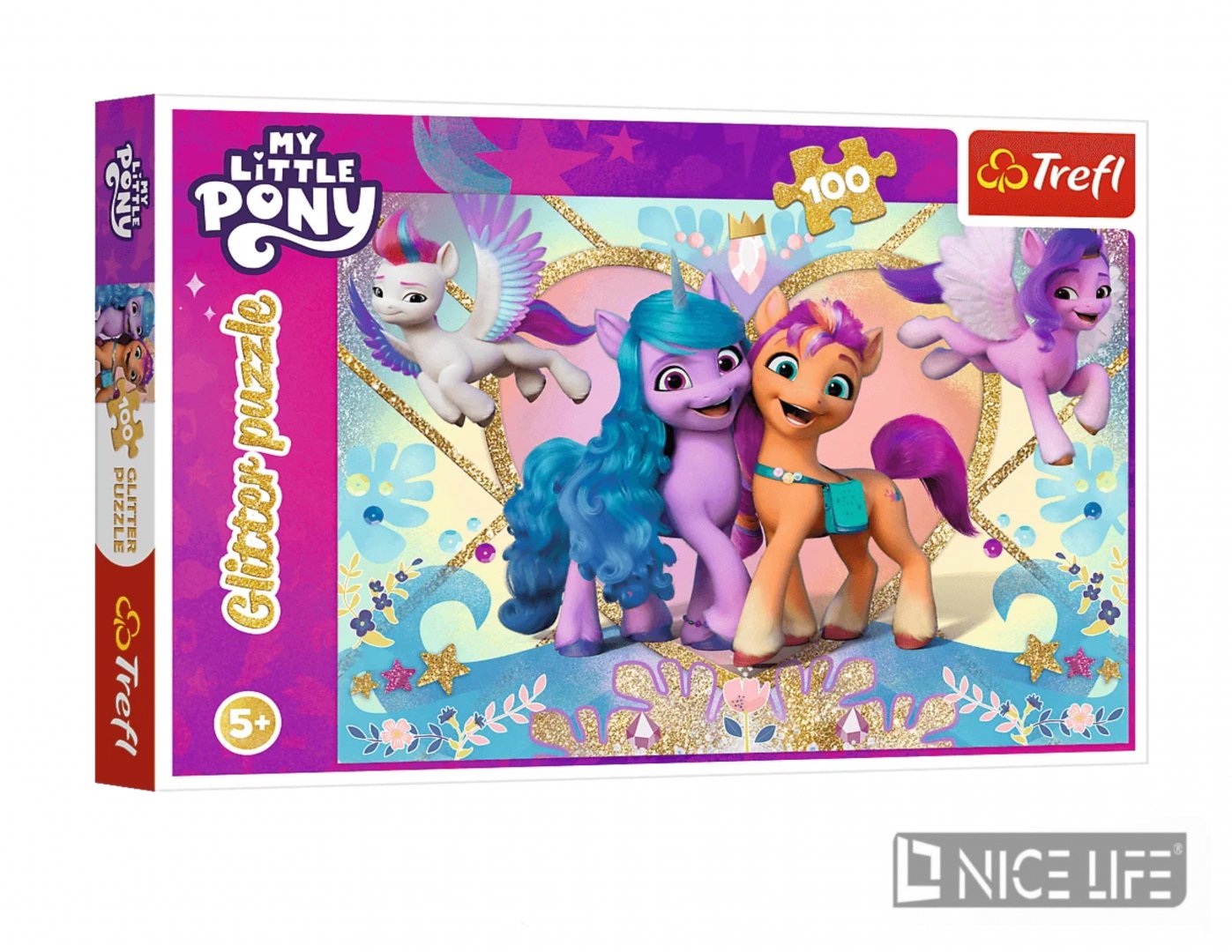 Puzzle - 100 My little pony Błyszczące kucyki
