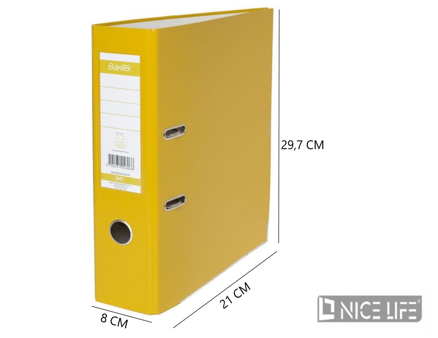 SEGREGATOR SZYNOWY XXL A4/8CM ŻÓŁTY